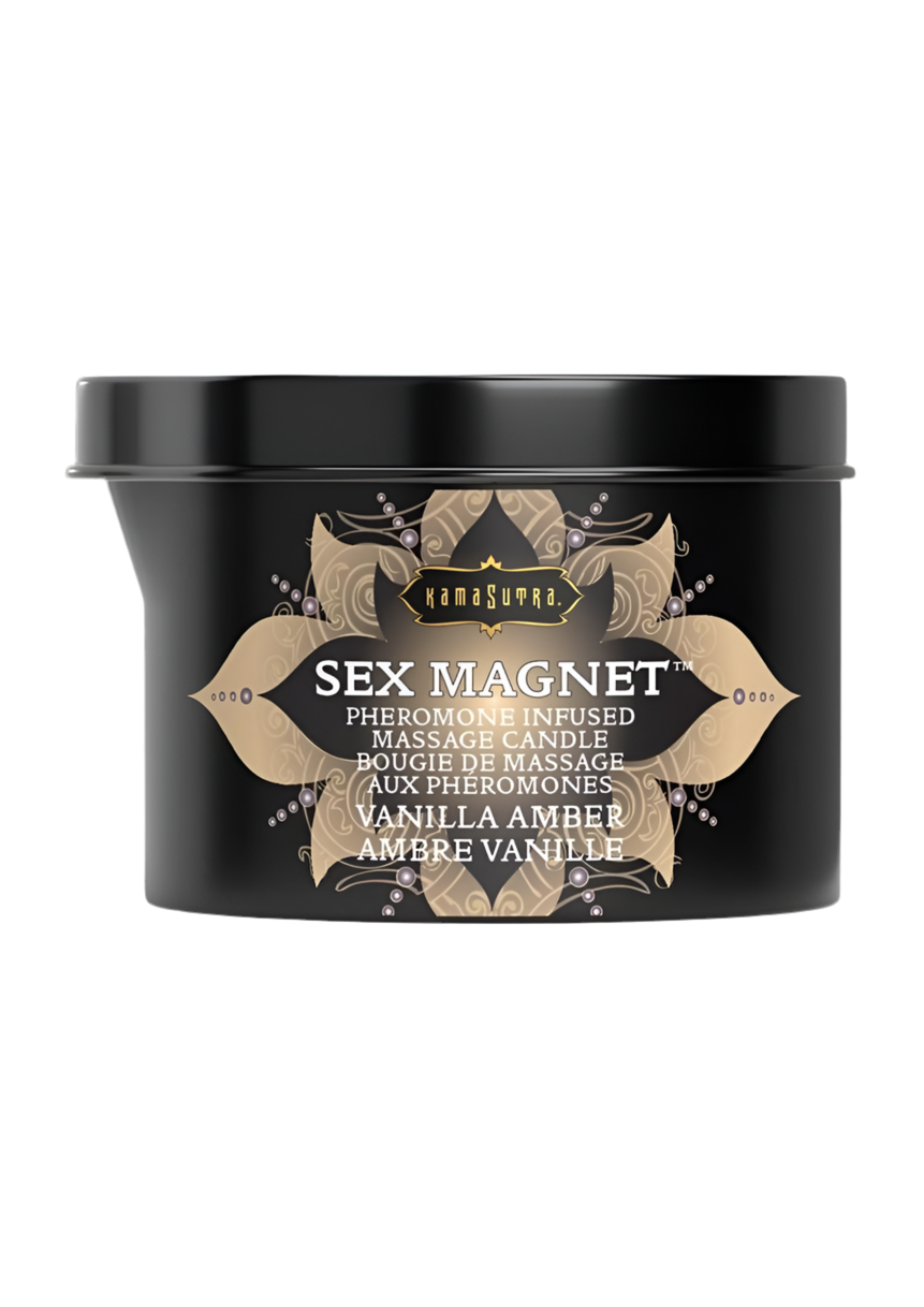 Pheromone Infused Massage Candle- Vanilla Amber