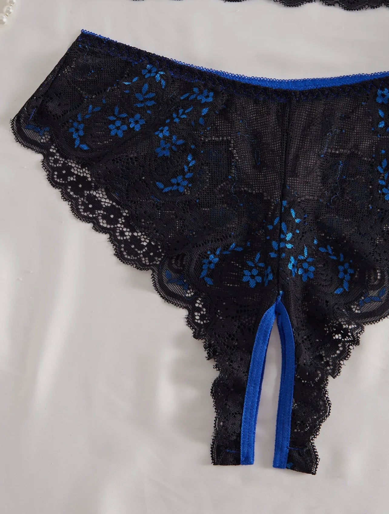 Floral Lace 2 Piece Lingerie Set