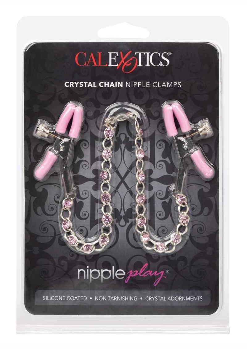 Nipple Play Crystal Chain Clamps