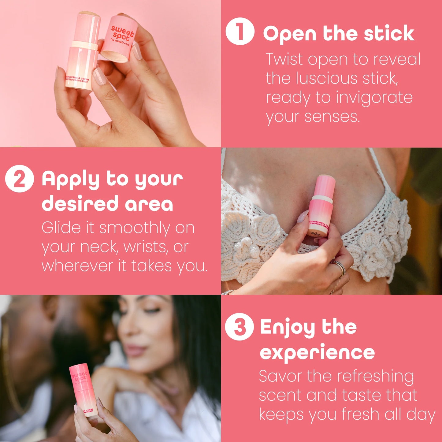 Sweetums Sweet Spot Flavored Fragrance Strawberries and Cream
