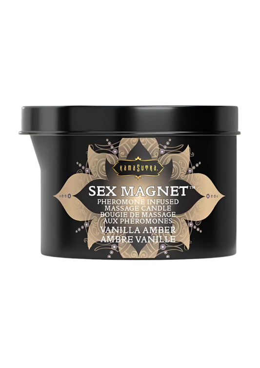 Pheromone Infused Massage Candle- Vanilla Amber