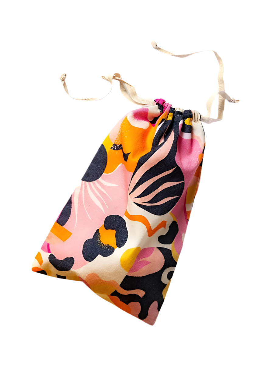 Cotton Toy Storage Bag- Burst