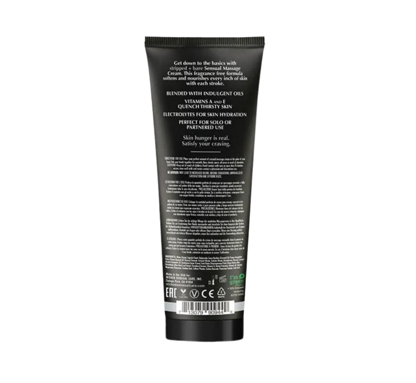 Stripped & Bare Unscented Massage Cream