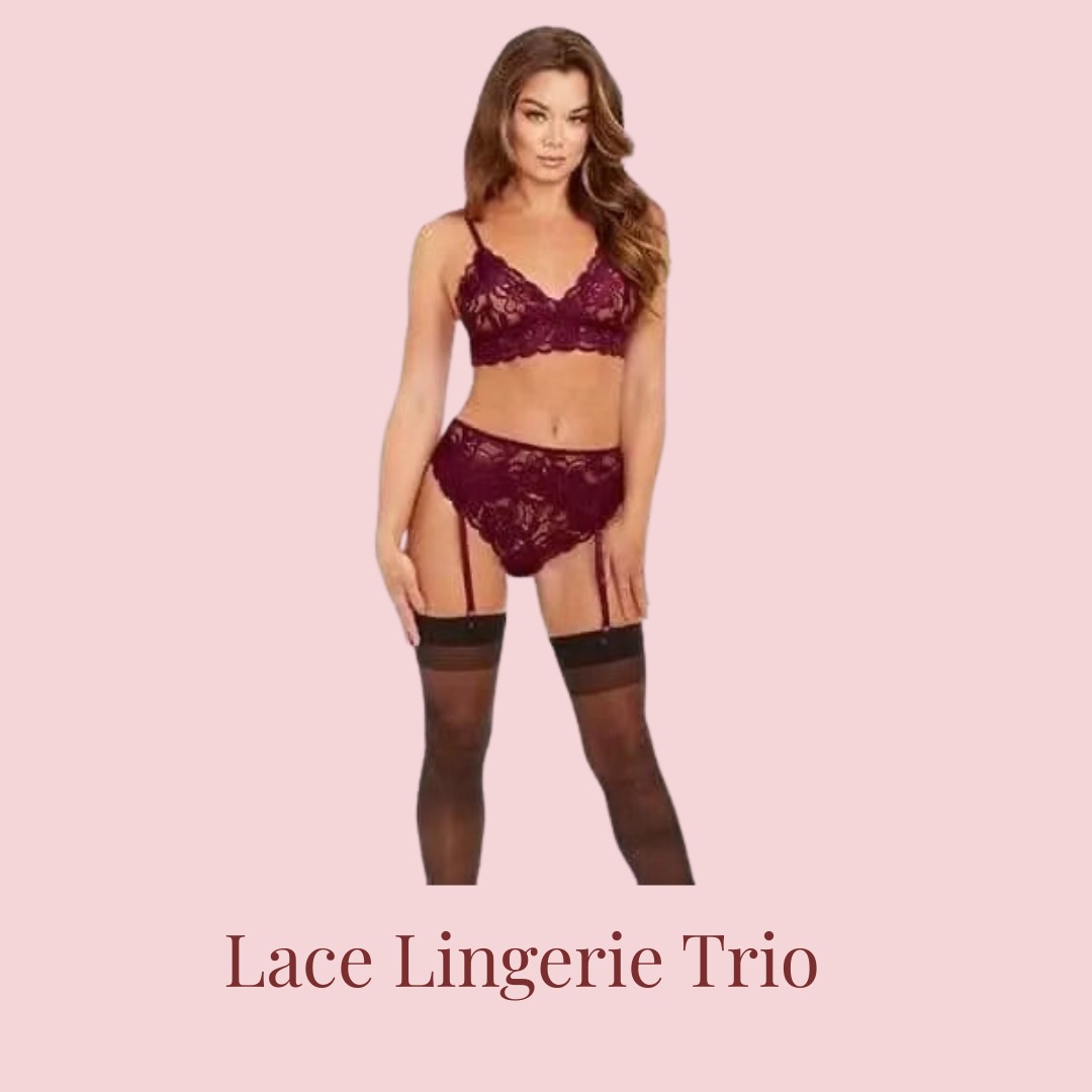 Lace Lingerie Trio