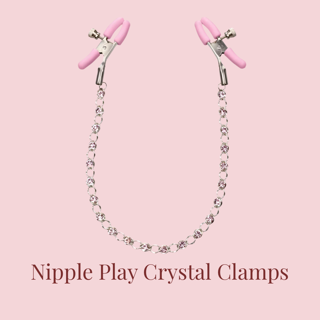 Nipple Play Crystal Chain Clamps