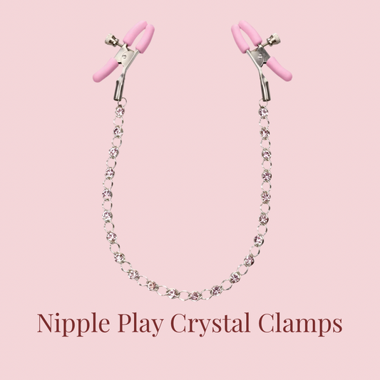 Nipple Play Crystal Chain Clamps