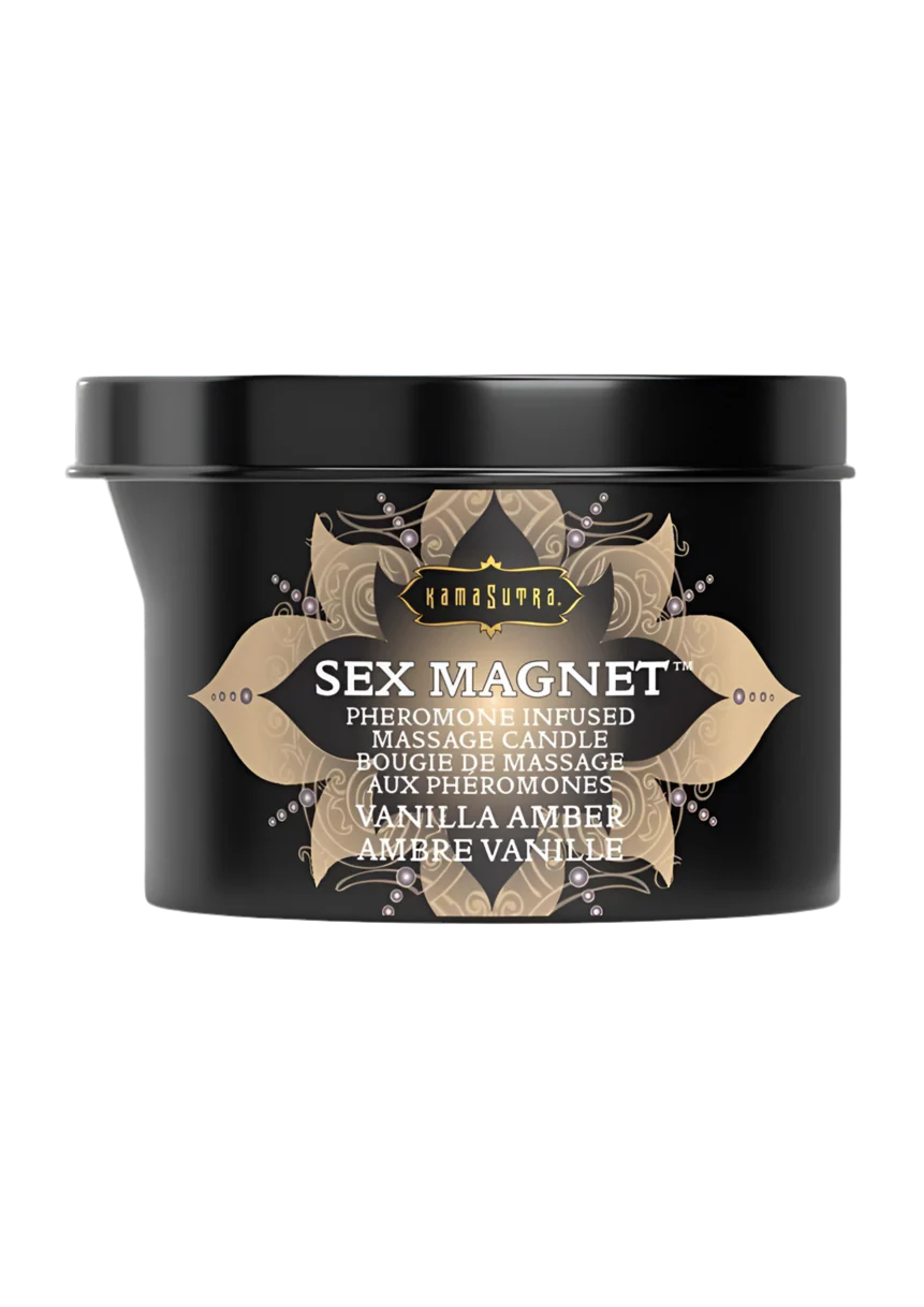 Pheromone Infused Massage Candle- Vanilla Amber