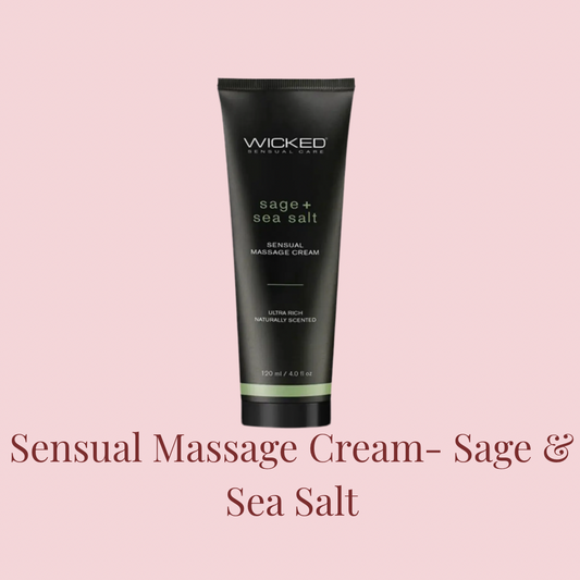 Sensual Massage Cream- Sage & Sea Salt