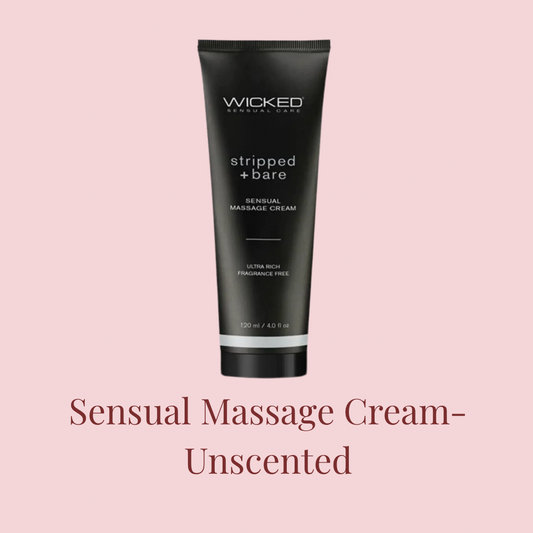 Stripped & Bare Unscented Massage Cream