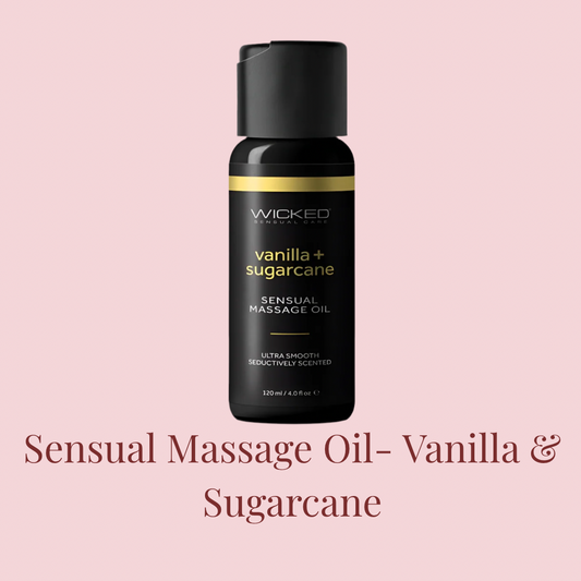 Sensual Massage Oil- Vanilla & Sugarcane