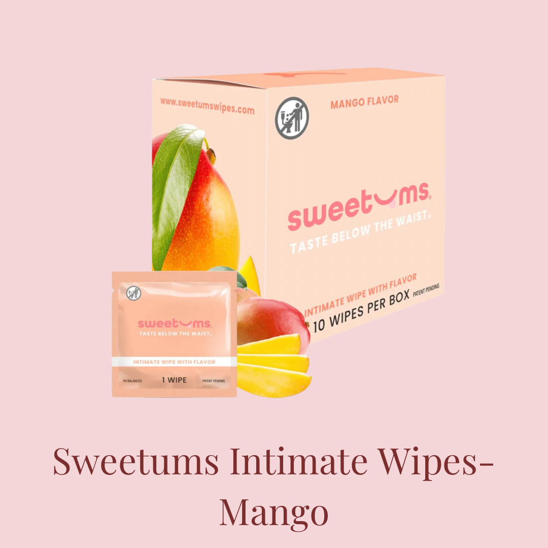 Sweetums Intimate Wipes Mango Flavor 10-Pack