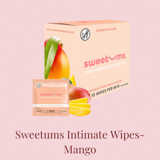 Sweetums Intimate Wipes Mango Flavor 10-Pack