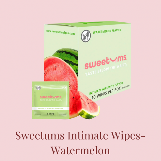 Sweetums Intimate Wipes Watermelon Flavor 10-Pack