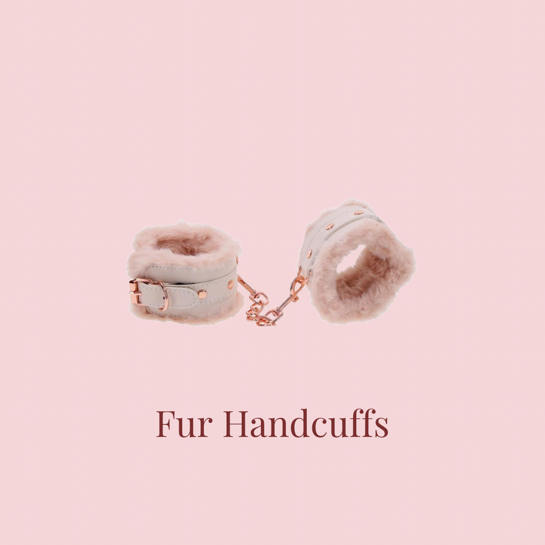 Peaches & Cream Fur Handcuffs